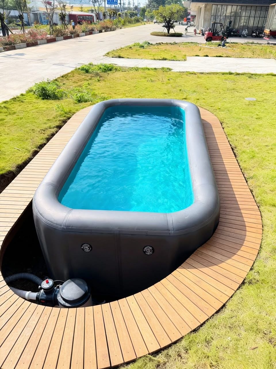 iPoolGo Rectangular Inflatable Swimming Pool - Image 10