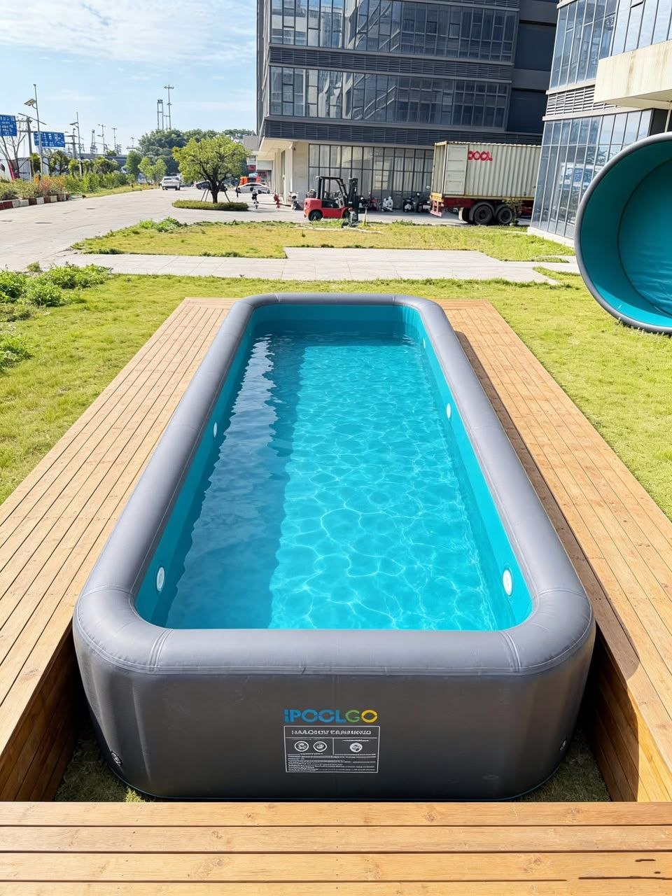 iPoolGo Rectangular Inflatable Swimming Pool - Image 3